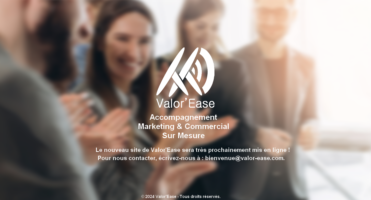 Valor'Ease bientôt en ligne !!!